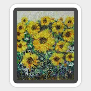 Sunflowers Sticker